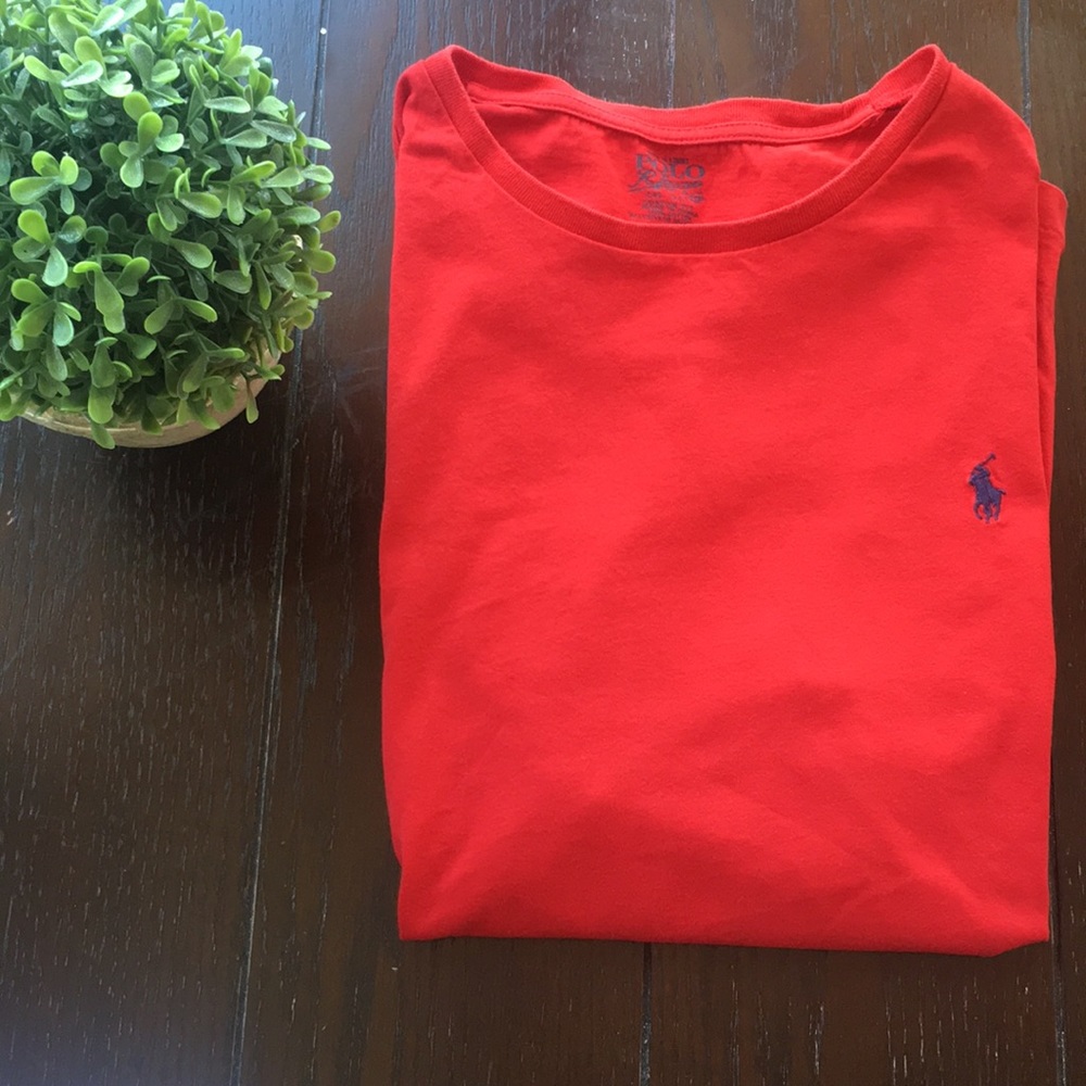 POLO Ralph Lauren red custom fit tee